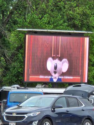 Family Movie night drive in. Good screen good sound though the workers' walkie talkies are way louder than the movie.