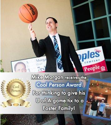 "Coach" Mike Morgan love his Tucson community!