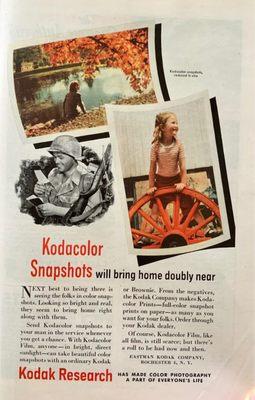 As seen in October 1945 National Geographic Magazine