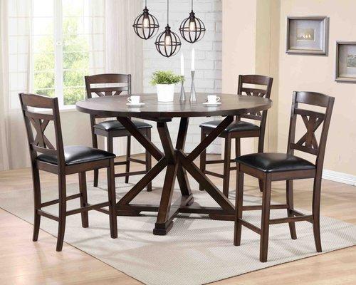 Mindy dining table with 4 chairs set on sale only $399