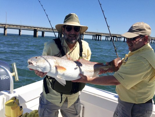 Kevin with a nice Red Drum