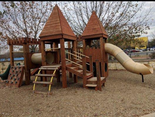 Playground behind Razzoo's, Chipotle, Mighty Fine Burgers & Which Which