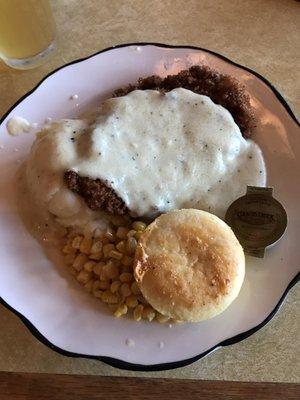 Thursday night chicken fried steak special