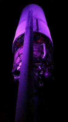 Discovery Science Center Delta Rocket Uplit Purple For Special Occasion!