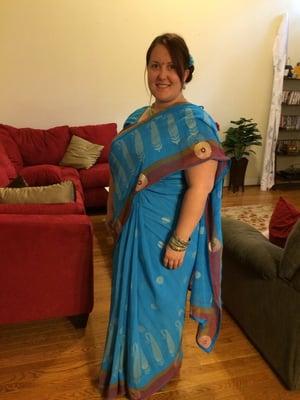 My first saree