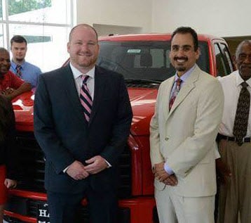 Justin Morgan, General Manager, on the left.