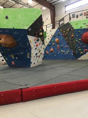 Part of the HUGE bouldering area