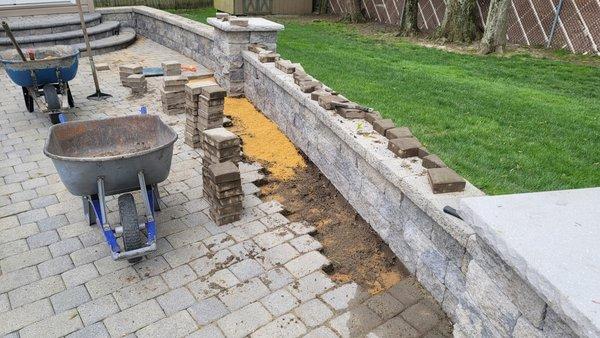 Hardcaping and PowerWasher 
Fixing a stones patio