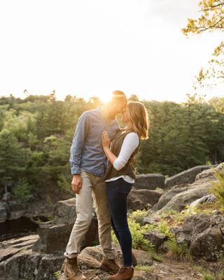 Interstate State Park Engagement Photographer