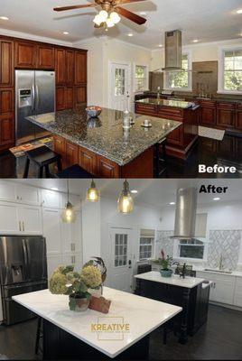 Another amazing kitchen makeover in Gaithersburg md