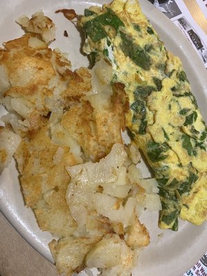 Spinach & Cheese Omelet