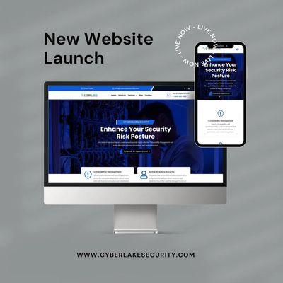 Website Project completed for CyberLake Security.