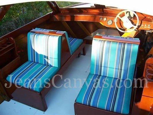 Custom Boat Cushion Fabrication & Repair