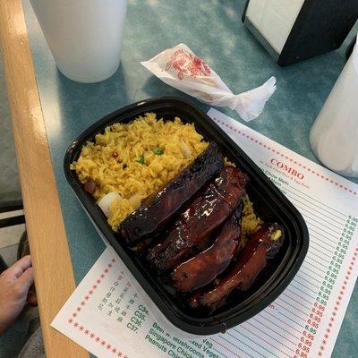 Excellent Spare Ribs Combo Meal!!!