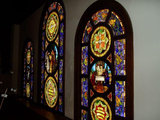 Stained Glass Windows
Installed during the years 1908 - 1925.