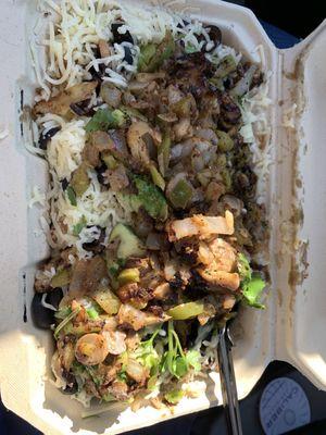 Chicken burrito bowl