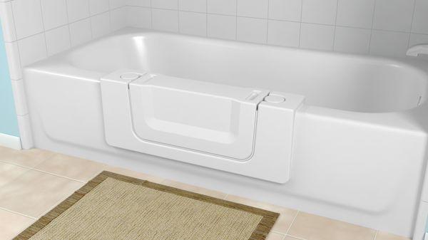 Safety Step Tub Cut with convertible door