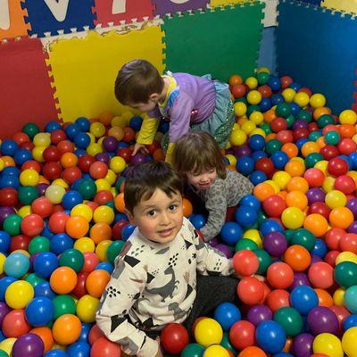 Joyful Jumps and Giggles Galore: Adventures in the Ball Pit!