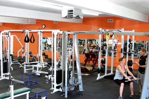 Lions Gym has the best commercial equipment!   Everything you would ever need!