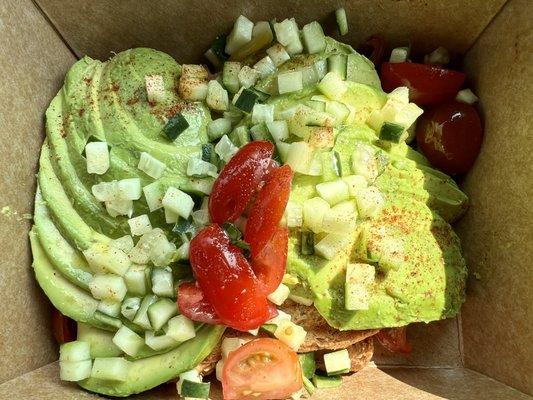 Avolcano Avocado Toast