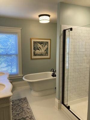 Upgraded Master Bathroom