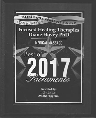 Diane Hovey, PhD has moved her two businesses (Focused Healing Therapies & Transformational Healing) to HOPE Wellness Institute