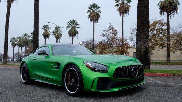 2018 aMG GTR wearing full body Xpel Stealth & Modesta BC-04