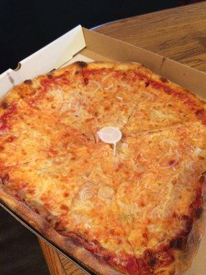 Large Pizza with Onions