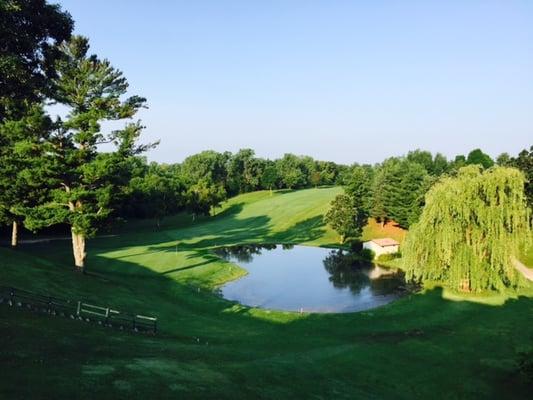 Hole #9 at Clifton Hollow Golf Club - Par 5, 472 yrds