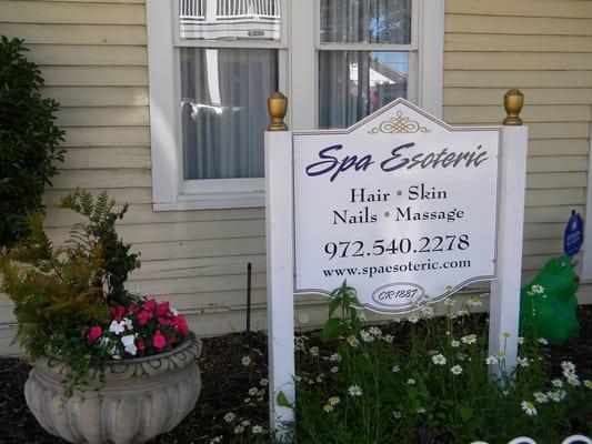 Spa Esoteric welcomes you.  Come.....let us be your little secret on the square....