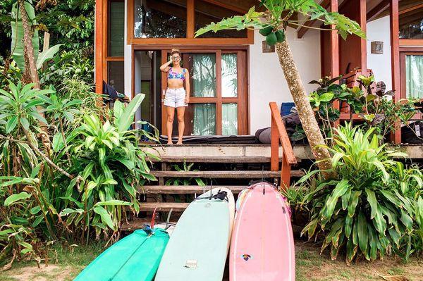 Yoga surf retreat fiji