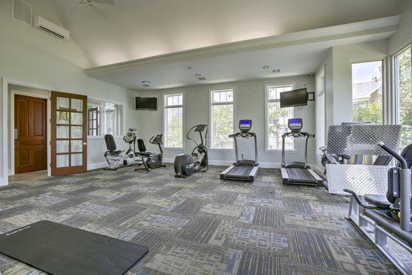 Cardio, Circuit Training and Free Weights all offered in Fitness Center