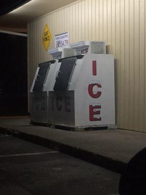 They have ice.