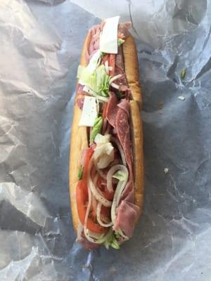 Pretty large sub for just $5...