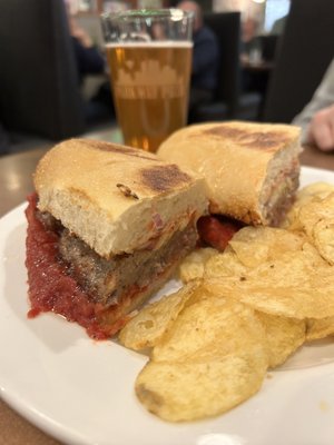 Meatball hoagie