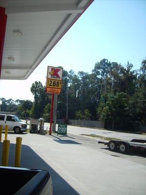 Located next to the Kangaroo gas and convenience store on the corner of St. Augustine rd and Powers ave.