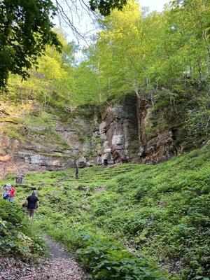 Really cool area to hike up to - looks like something from Indiana Jones.