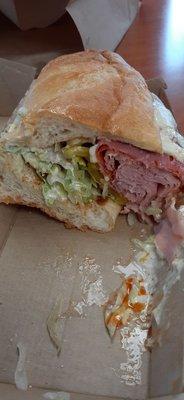 Italian  sub only $3.00 with a  coupon