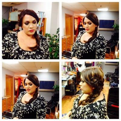 Make - up by vince and Hair Do by lela!