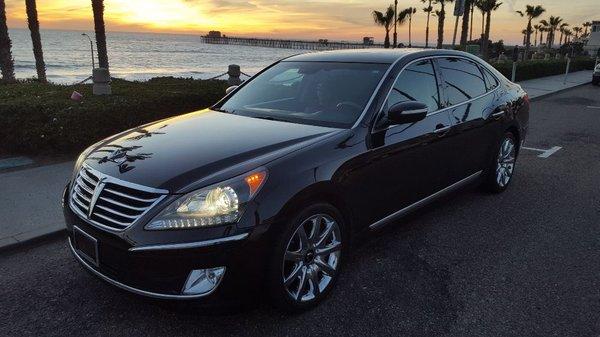 Distinctive Hyundai Equus sedan