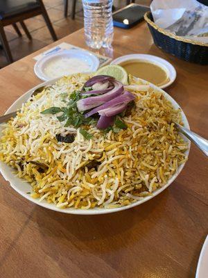 Goat Fry Biryani