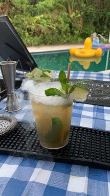 Mojito with Dry Ice Effect