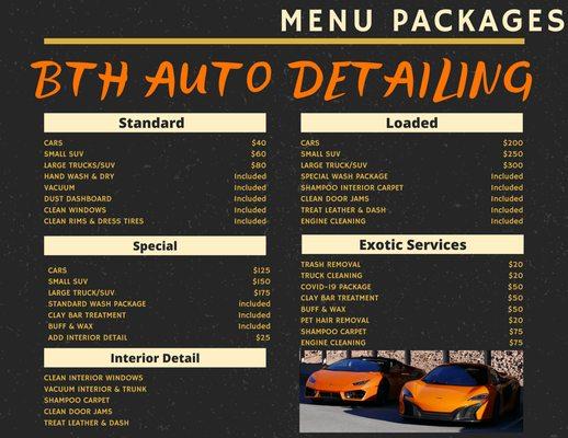 Package menu