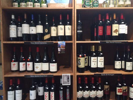 Great selection of Wines