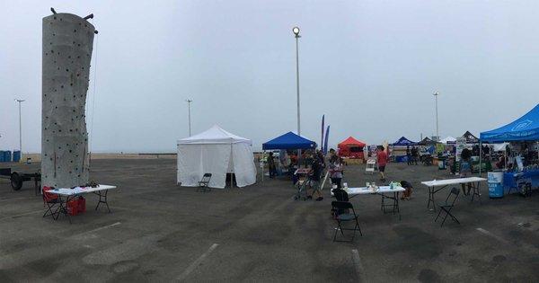 Our setup at the 2019 Jet 2 Jetty event at Dockweiler Beach