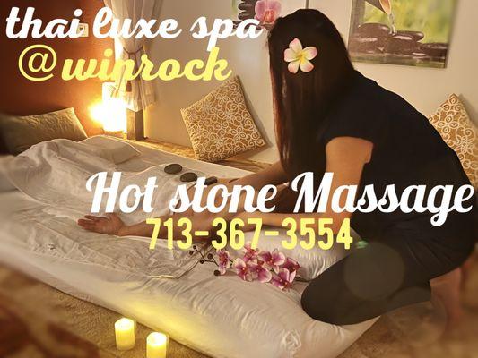 Hot stone massage