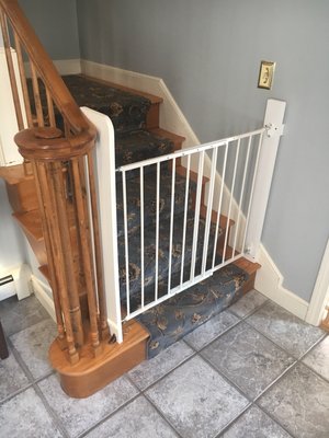 After photo with child gate