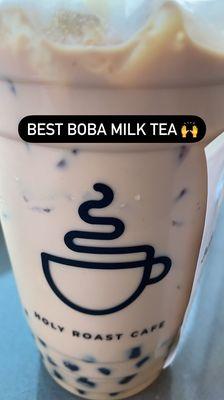 Boba Milk Tea. One of my favorites!