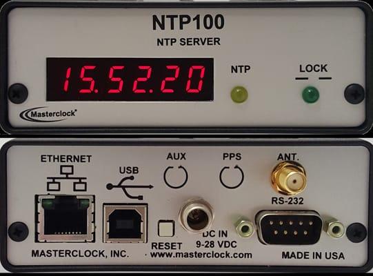 NTP100 GPS NTP Time Server