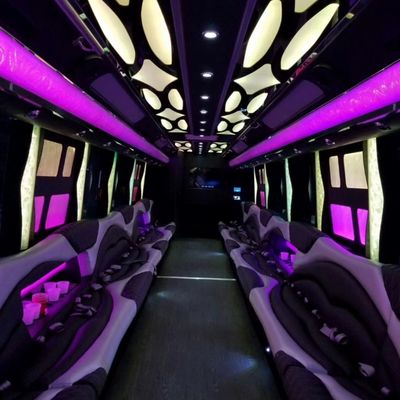 50 passenger Party Bus